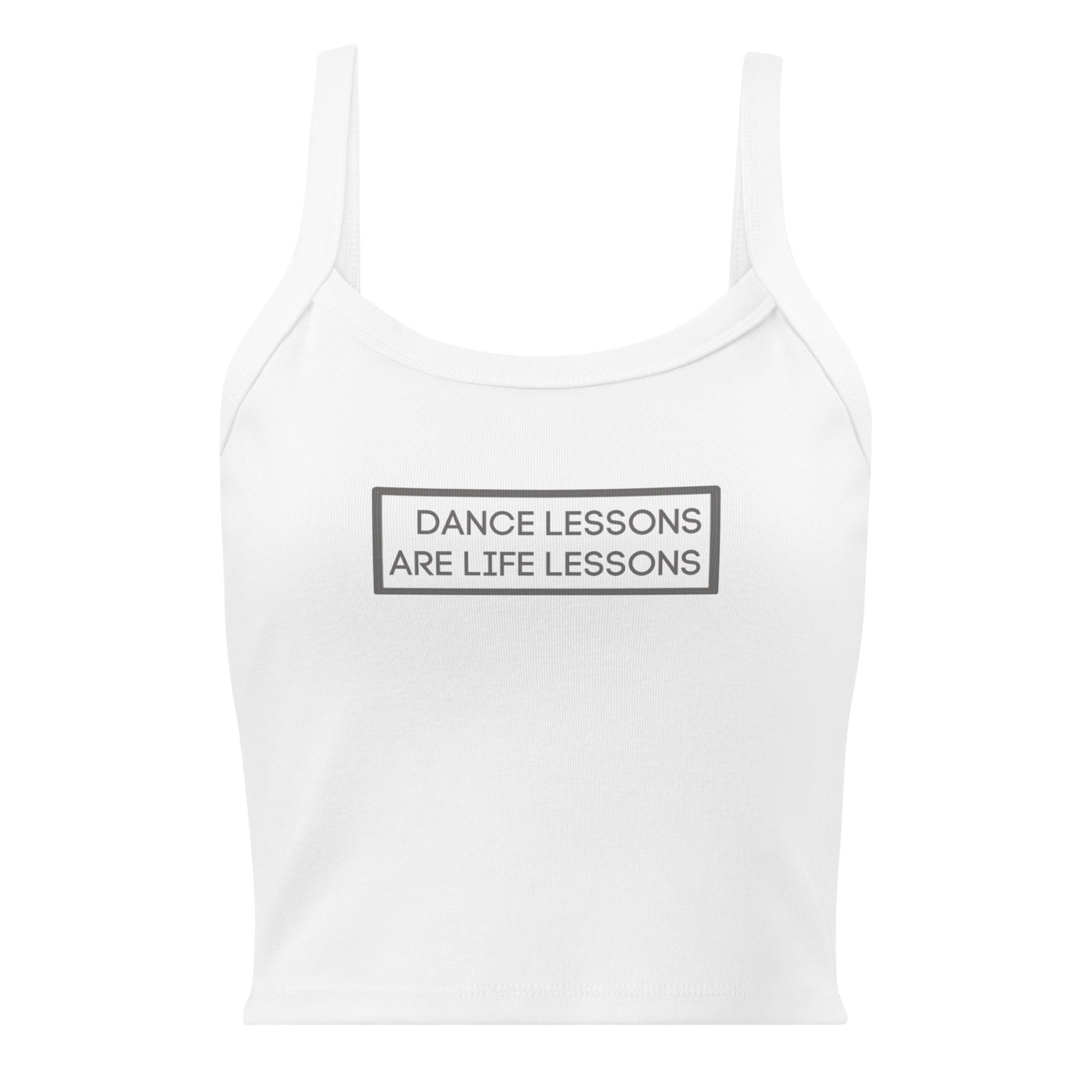 Dance Lessons Women’s Ribbed Tank Top
