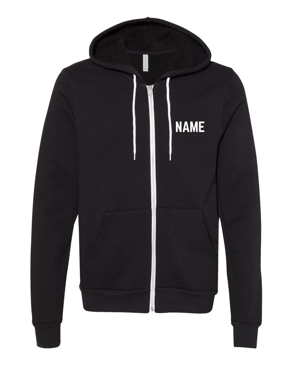 KDH Zip-Up Hoodie with Embroidered Name