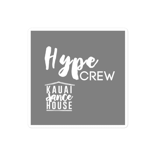 Hype Crew Sticker 4" x 4"