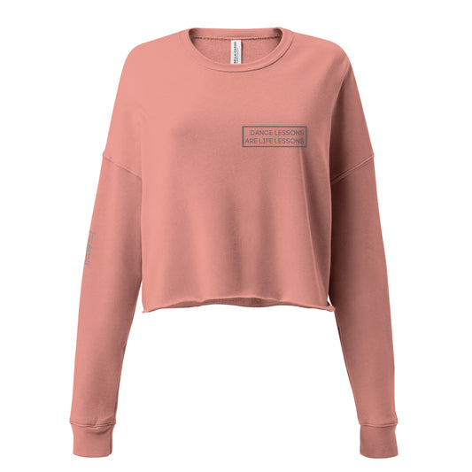 Dance Lessons Adult Crop Sweatshirt