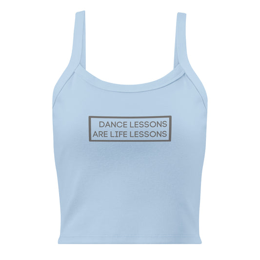 Dance Lessons Women’s Ribbed Tank Top